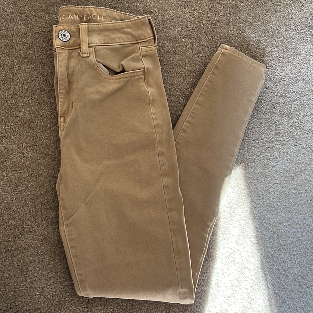 American eagle womens khakis skinny jean
